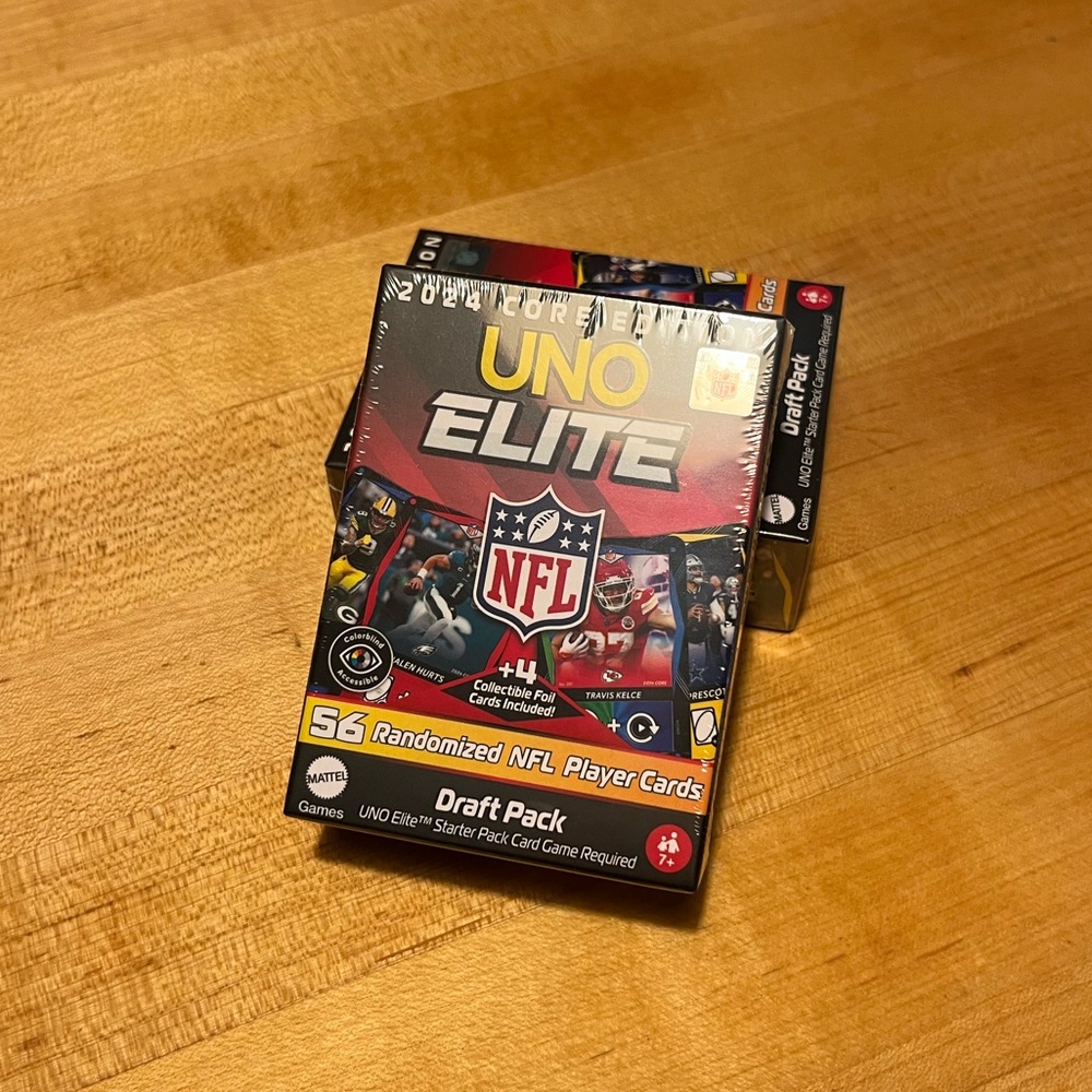 Uno Elite Draft Packs 2024 Sealed